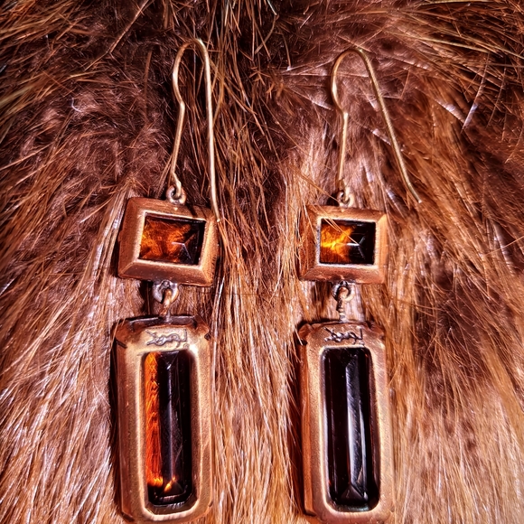 YSL 🇫🇷 Robert Goossens' PRISM cut earrings!!! Vintage *RARE FIND* - Picture 5 of 12